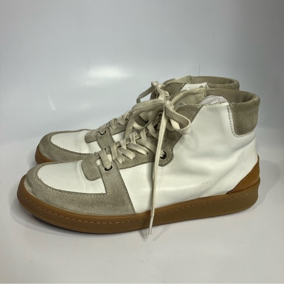 Matt Bernson sport Ace sneakers leather hightop neutral women’s size 8.5 - Picture 4 of 9